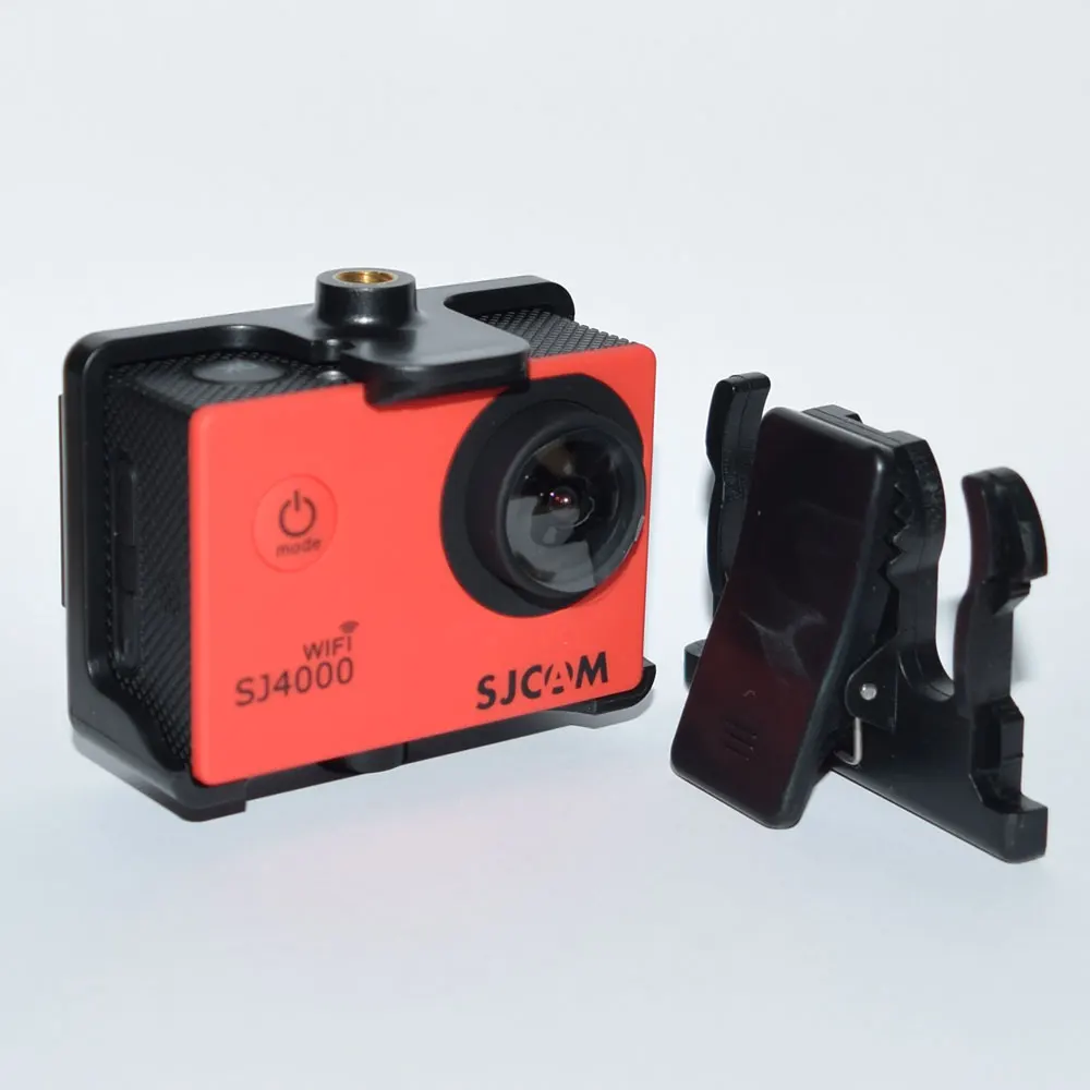 Портативный Пластик рамка чехол+ зажим для рюкзака для SOOCOO C30R 4K Wifi SJCAM SJ4000 Wi-Fi eken H9 R Спортивная Экшн-камера Камера аксессуары DV
