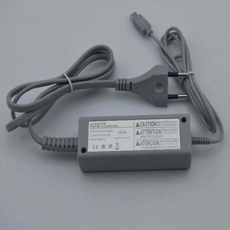 US/EU Plug 100-240V Home Wall Power Supply AC Charger Adapter for Nintendo WiiU Wii U Gamepad Controller joypad