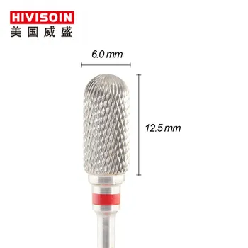 

Cross cut fine (0204.060)- ISO140 -Tungsten Carbide Burs - HIVISOIN Carbide Nail Drill Bit&Dental Burs