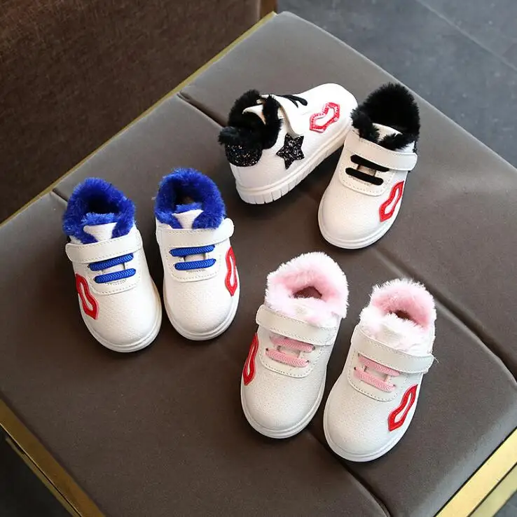 

25% baby girls boys Casual Add cotton warm Shoes sport shoes bling mouse five stard 15-25 0-3years 311 TX09