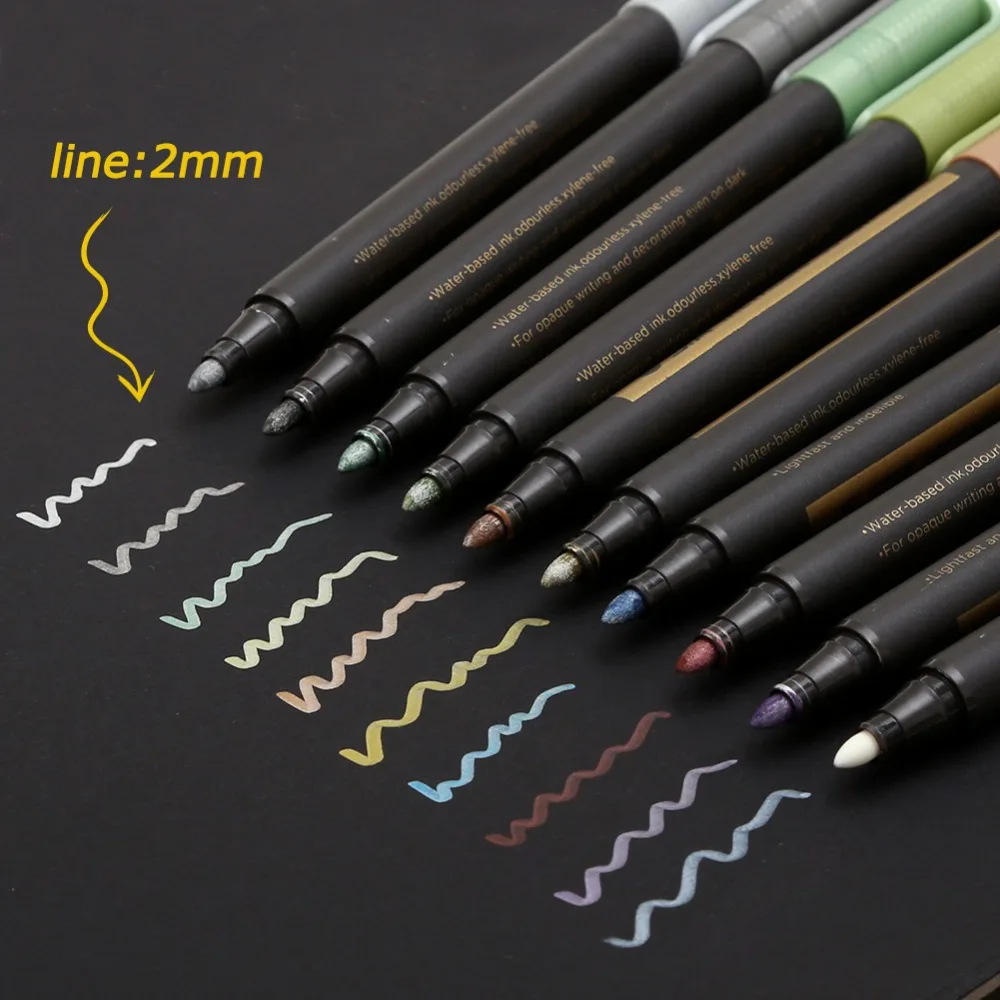 

10 Pcs Pen for school set of marker art marker dual brush pen fine liner goods for painting supplies water color brush pen DIY