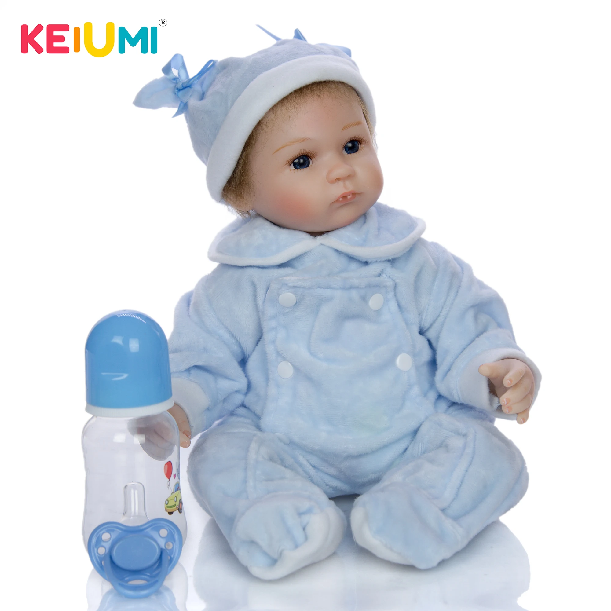 KEIUMI коллекция 17 "43 см Reborn Baby Doll Мягкие силиконовые куклы Reborn Младенцы игрушки для милых детей Playmates рождественские подарки