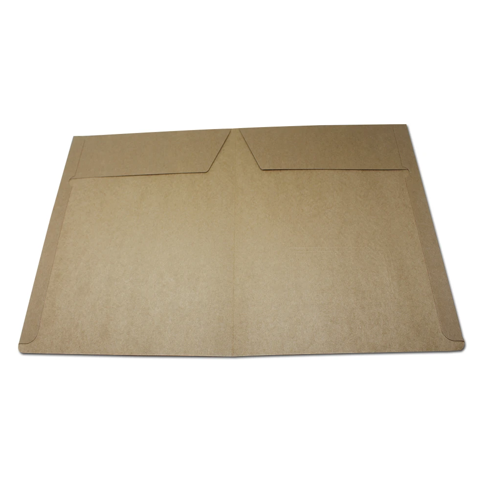 

80pcs Wholesale Brown A4 Document File Folder Clip Kraft Paper Bags Packaging for School Office Supply 23.5x31cm 337g