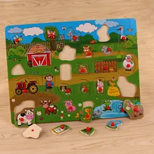 Высококачественные деревянные пазлы для детей, обучающие и Обучающие пазлы, классические Пазлы для детей, детские игрушки