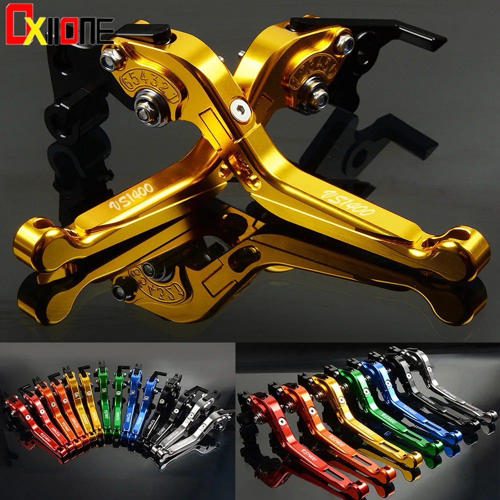 

For SUZUKI VS1400 GLPH-GLPV VS600 GLPS-GLPT Foldable Extendable CNC Motorbike Accessories Motorcycle Brake Clutch Levers
