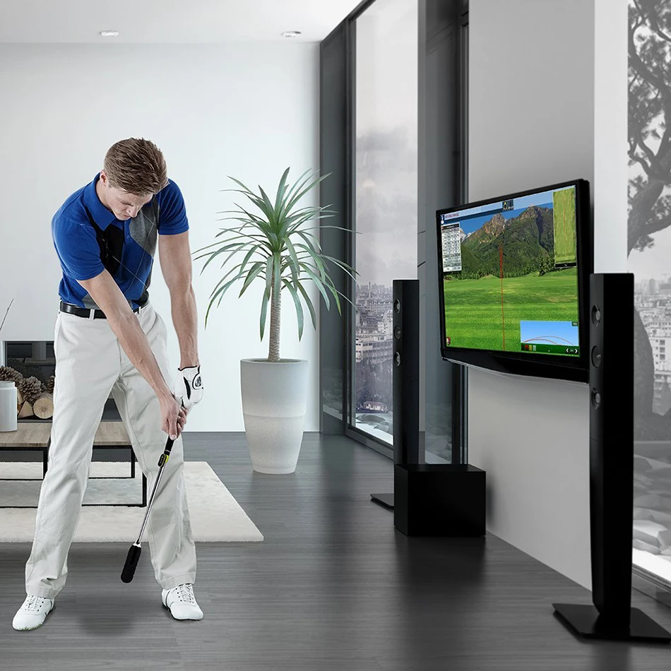 تيتل مايكرو جولف سوينغ محاكي تروجولف الطبعة الهواء جولف حزمة قسط رخصة مزدوجة Golf Swing Simulator Golfgolf Simulator Aliexpress