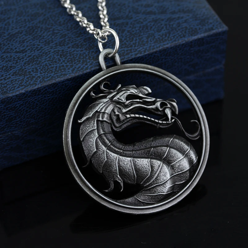 Бороться с Технология игры Mortal Kombat ожерелья Дракон Джейн кулон империи для