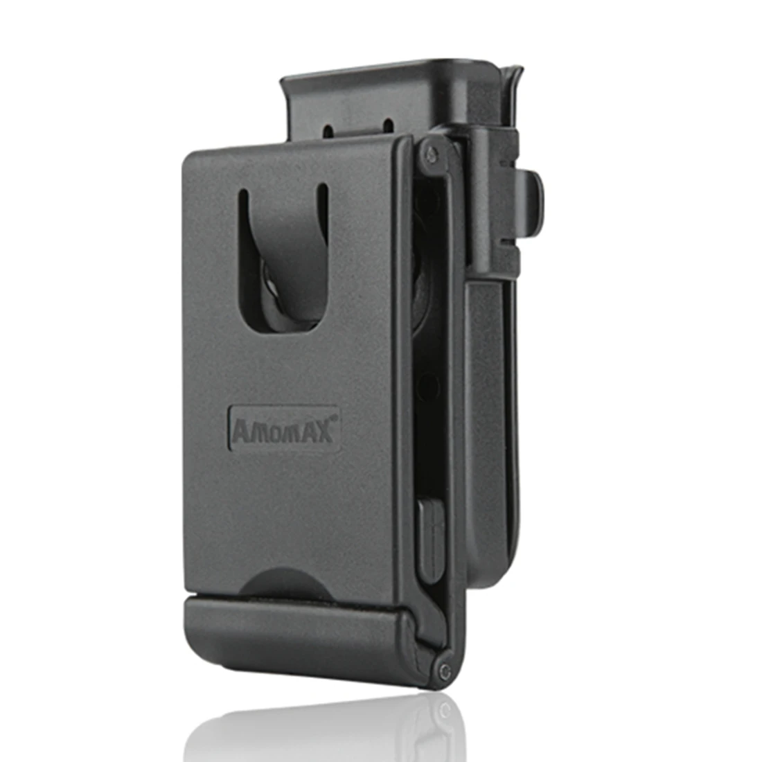 Najtaniej Amomax Tactical Hunting Single etui na magazynek uniwersalny 9mm,. 40,. 45 kaliber magazyn pojedynczy lub podwójny stos czarny
