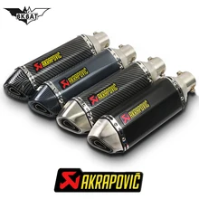 Akrapovic moto rcycle выхлопная escape moto db killer для honda cbr 1100 xx suzuki rm 125 ktm rc 390 suzuki ltr yamaha yzf r125