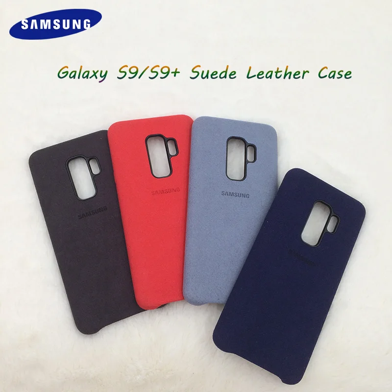 

Original Samsung Galaxy S9/S9 Plus Soft Suede Leather Case Anti-knock Anti-Fingerprint Full Protection Cover For For Samsung S9+