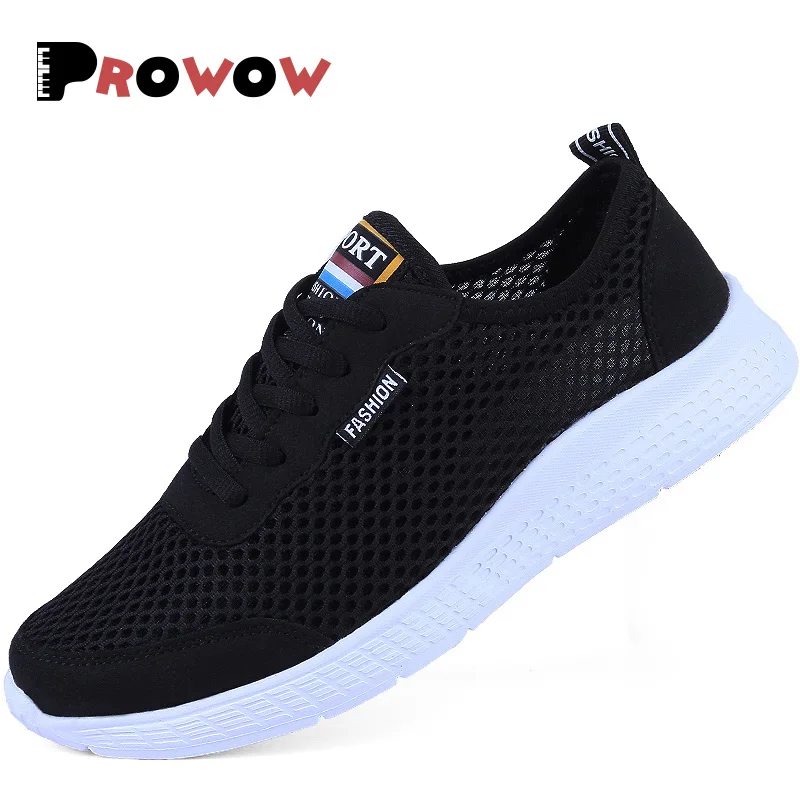 2019 Casual Shoes Men Comfortable Summer Sports Sneakers Outdoor Mesh Shoes Men Casual Breathable Men Sneakers Shoes Big Size 47