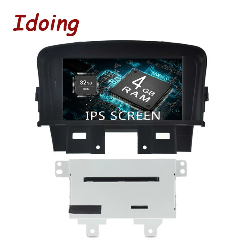 Clearance Idoing 7"4G+32G 8Core 2Din IPS Screen For CHEVROLET CRUZE 2008-2011 Car Android8.0 Audio Multimedia Player Fast Boot GPS+Glonass 2