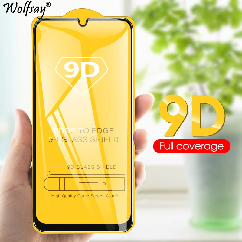 Закаленное стекло для Samsung Galaxy A50 Защитное экрана полное покрытие 9H закаленное A505F