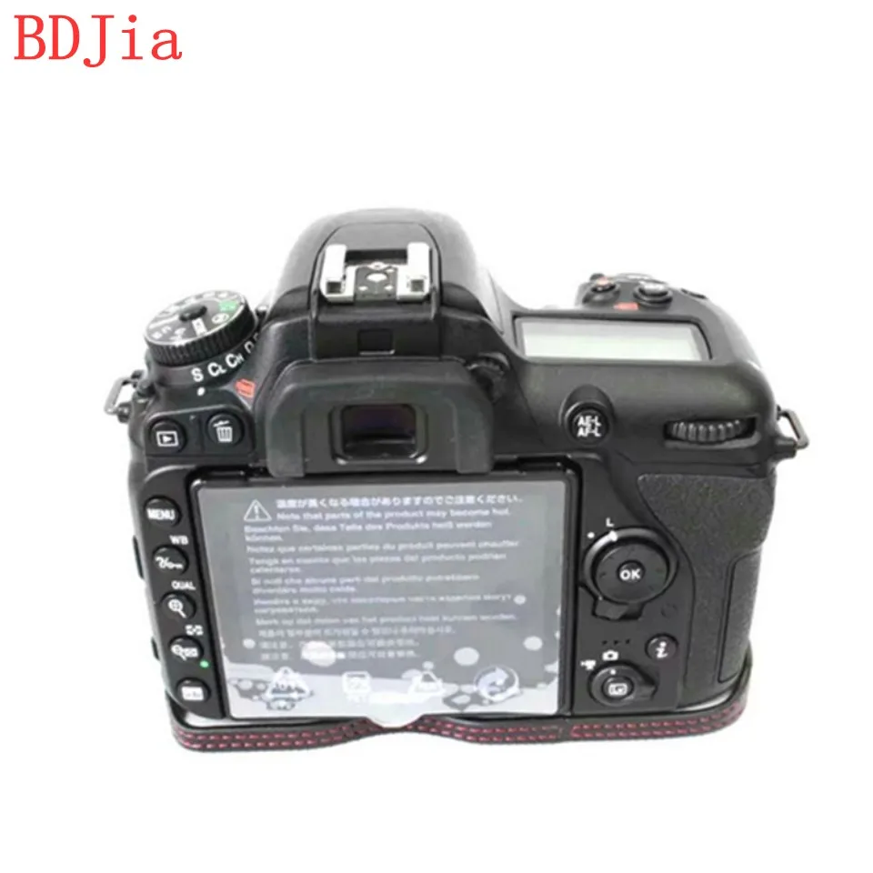 Сумка для камеры чехол Nikon D7500 искусственная кожа наполовину корпус с отверстием