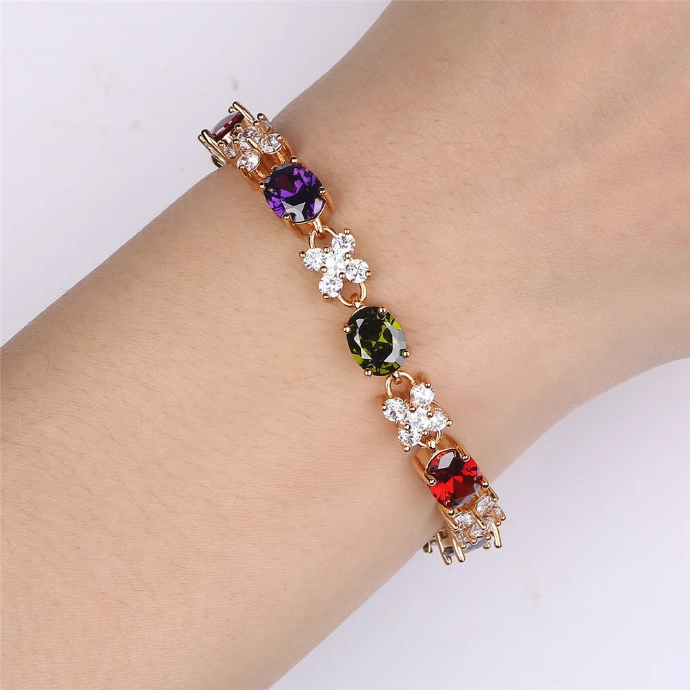 Женский браслет MOLIAM MLL114 высококачественный с фианитами|charm bracelet|bracelet womenbracelet fashion
