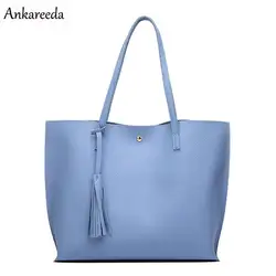 2016 Luxury Brand Женщины Сумка Из Мягкой Кожи Топ-Ручка Сумки Женские Кисточкой Tote Сумки Высокого Качества для женщин сумки