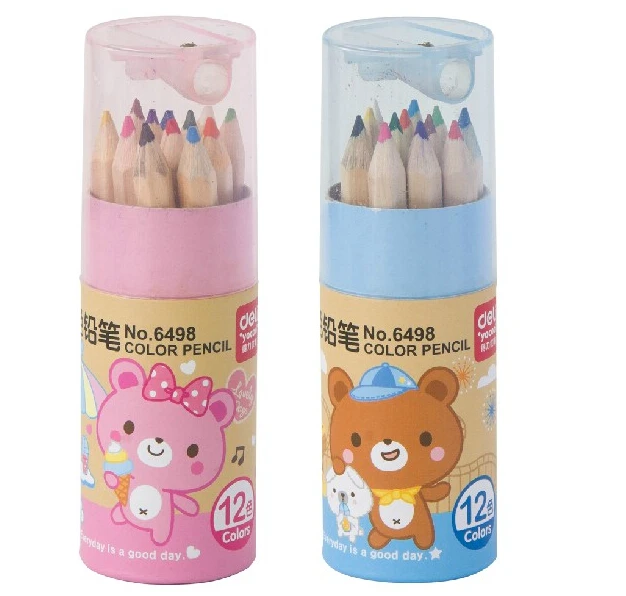 

12 PC/Lot Mini 12-Color Colorful Pencil for Children Drawing,QB00011