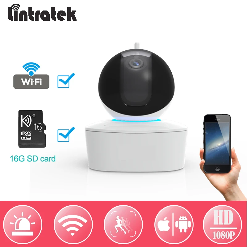 Lintratek новая WiFi IP камера безопасности 960P домашняя беспроводная наблюдения мини wi fi