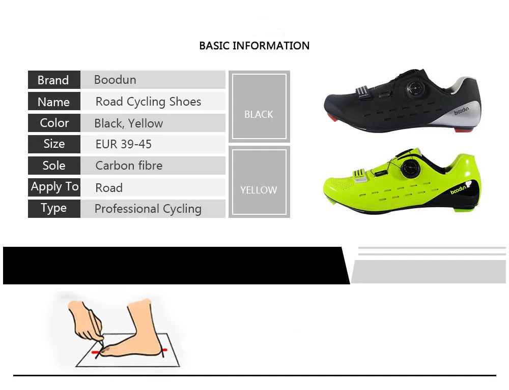 Boodun велосипедная обувь из углеродного волокна, дышащая обувь для шоссейного велосипеда, самозакрывающаяся велосипедная обувь, Zapatillas Ciclismo, спортивные гоночные кроссовки