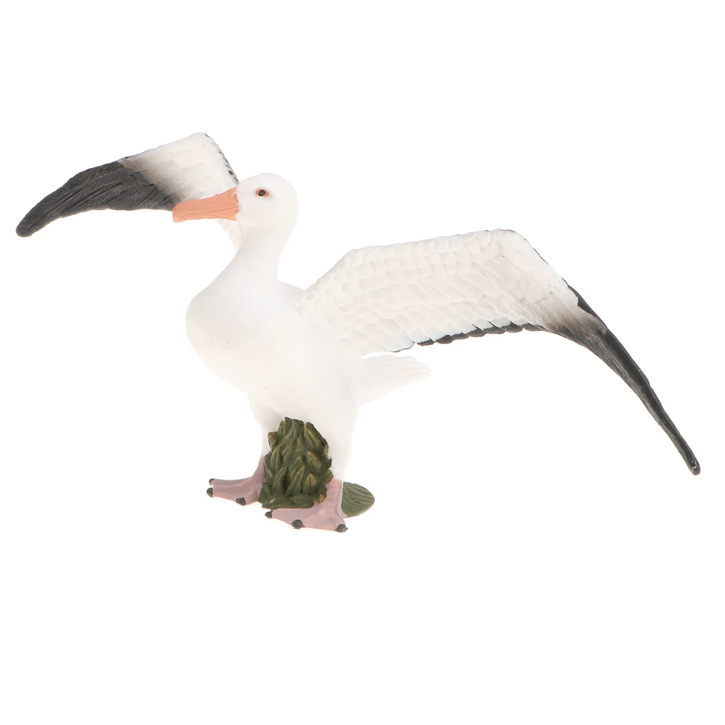 Wild/Farm Animal Models Toy - Simulation Seagull Bird Model Animals Action Figure Kids Educational Learning Nature Playset Toys
