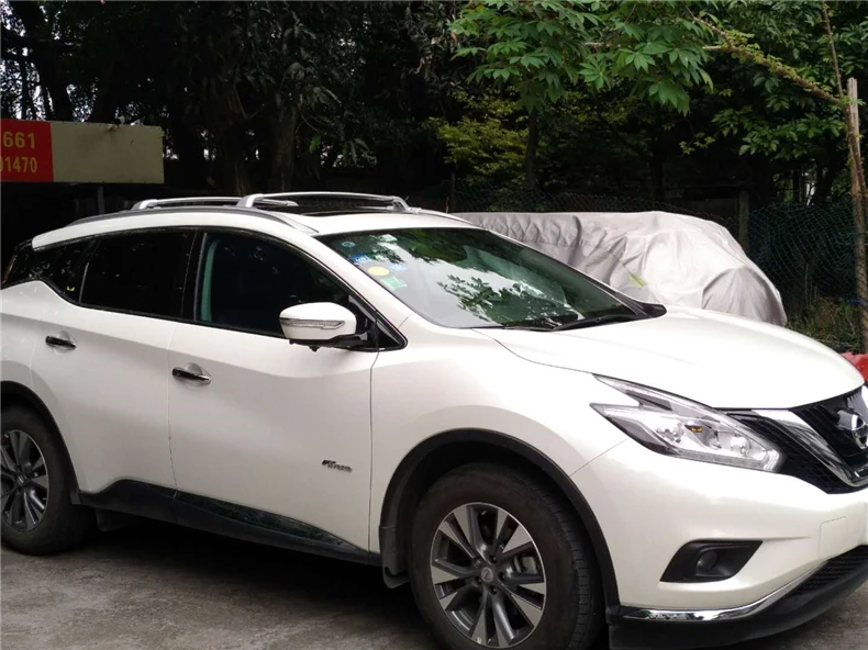 Для Nissan Murano 2015 2019 OEM стиль рейки на крышу бар для багажа переносные бруски верхние