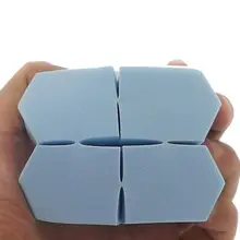 4 шт. Pro основы красоты для макияжа Пентагон сиамский спонж для нанесения базы пышная Бутылка Губка из бутылочной тыквы высокого качества