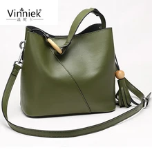 Женская сумка из натуральной кожи с кисточками, сумки на плечо, роскошные сумки, женские сумки, дизайнерские сумки-мессенджеры, известные бренды, винтажное ведро