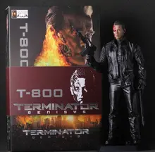 New 13″33cm PVC American film Terminator T-800 Arnold Schwarzenegger doll Action Figure adult Model toy