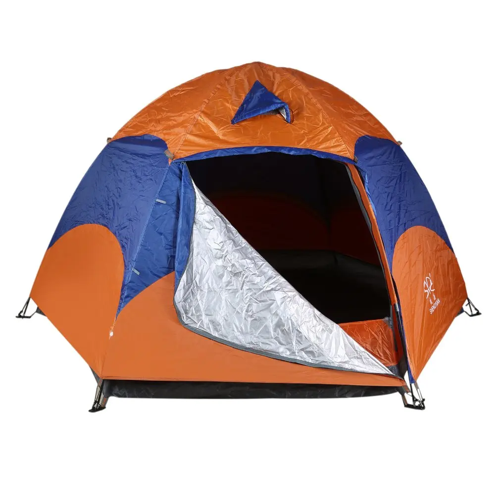 

Waterproof Double Layers Large 5-8 People UV Protected Outdoor Camping Hiking Beach Mountaineering Picnic Tent