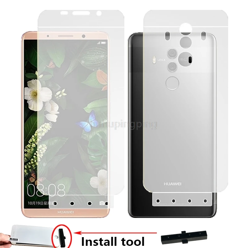 

New Soft 4D Full Body Protection Smart Assist Hydrogel Film for Huawei Mate 10 Pro 6.0" Anti-Scratch AUTO Fixed Screen Protector