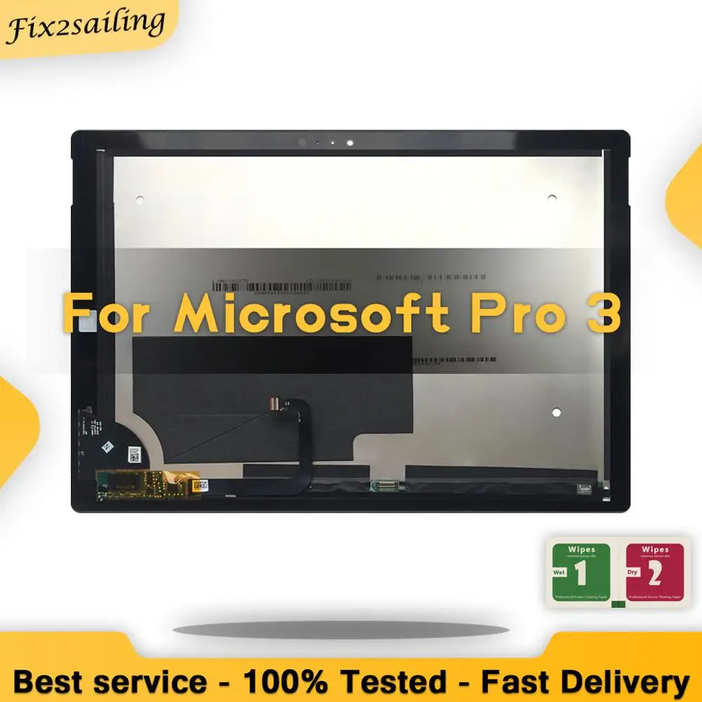 ЖК-дисплей для microsoft Surface Pro 3(1631) TOM12H20 V1.1 LTL120QL01 003, сенсорный экран, дигитайзер, панель