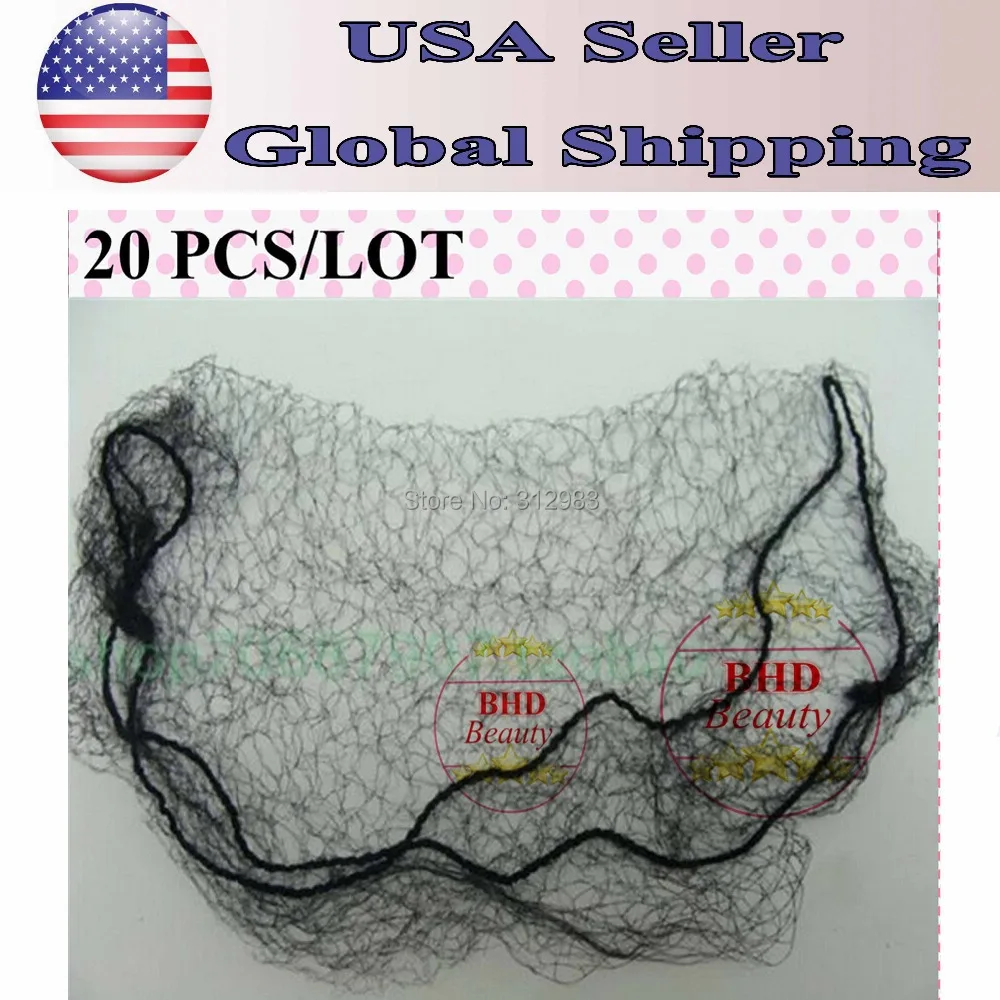 

20pcs Cheap Ultrafine invisible elastic fine mesh wig/toupee/hair extension/weft protection net mesh