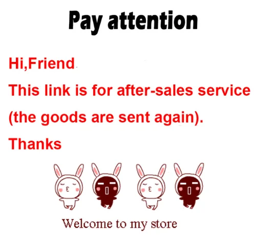 

Friend. this link is for after-sales service (goods are sent again)