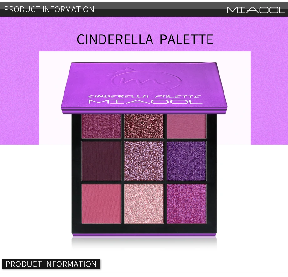  9 Color Shimmer Matte Eyeshadow Pallete (2)