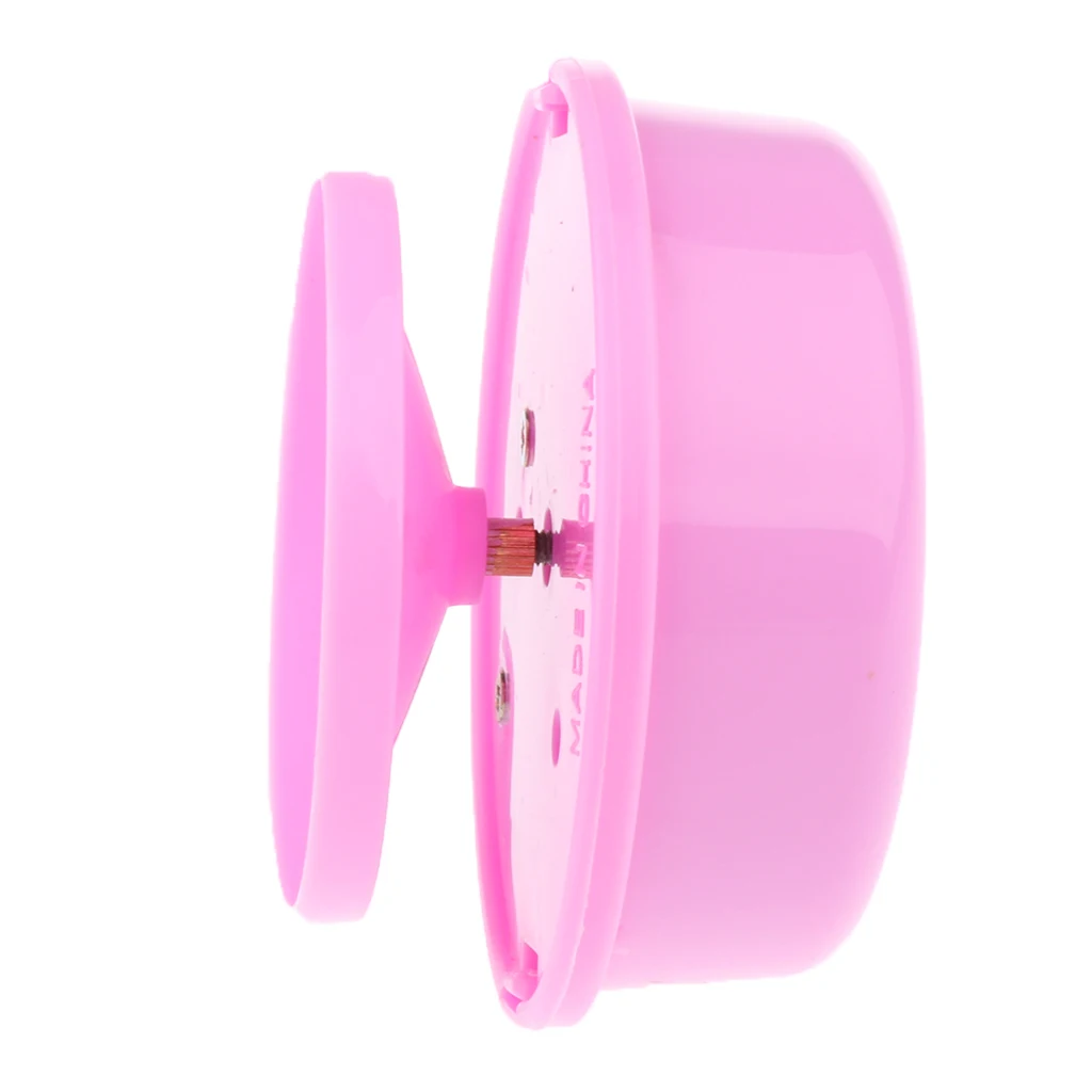 Pink Plastic DIY Round Rotating Music Box Base Wedding Xmas Birthday Gifts