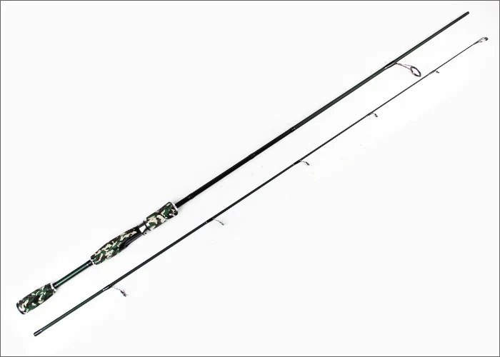 FREE EMS bass rod spinning fishing pole carbon198cm ML 2 section rods