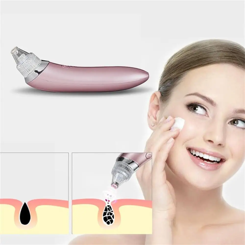 

Blackhead Remover Electric Skin Care Tools Machine Face Deep Facial Diamond Pore Acne Pimple Removal Vacuum Suction Beauty Tool