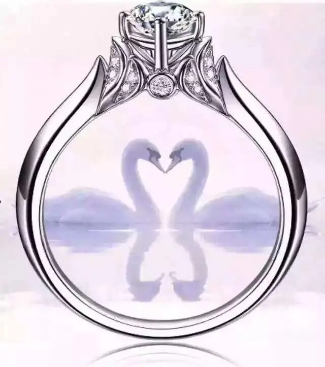 Европейский 925 пробы, серебряное кольцо для пары, Женский Кристалл из австрийского хрусталя, изысканное кружево, полые серебряные кружева, модное ювелирное изделие