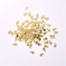 AliExpress.com Product - 100Pcs Silver/Gold Color Stars Pendant DIY Jewelry Accessories Necklace Bracelet Women Jewelry Findings Making Wholesale