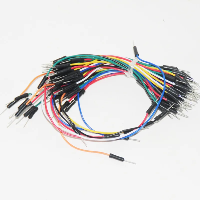 65pcs Jumpers Kit Cable Pack Protoboard Solderless Breadboard Jumper