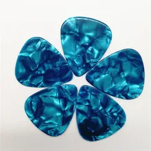 Premimum Quality Light Blue Pearl Celluloid Guitar Picks Blank Pearloid Sky Blue Guitar Plectrum 100PCS MOQ