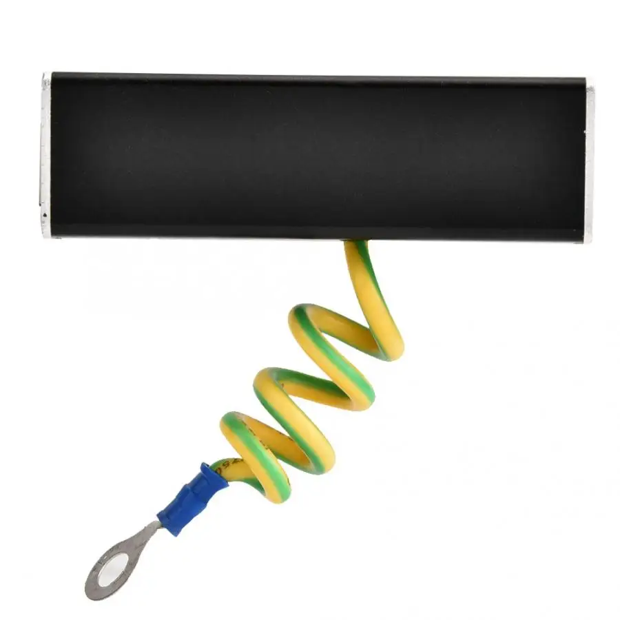 RJ11 Telephone Fax Surge Protector Lighting Thunder Arrester Protection Device 110V lightning arrester protezione fulmini - Famidy.com