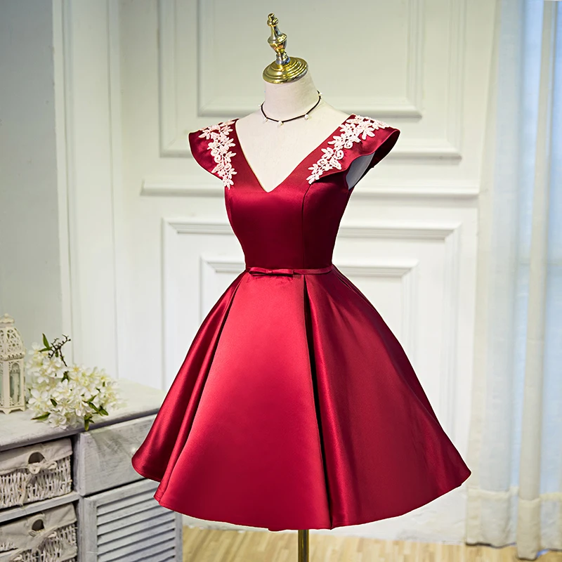 Beading Sequins Cap Sleeve Satin Lace Evening Dress Beading Sequins Cap Sleeve Satin Lace Evening Dress 4