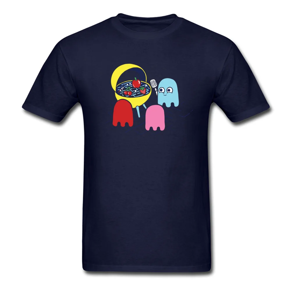 BBQ Time O-Neck T Shirts Father Day Tops & Tees Short Sleeve 2018 Fashion All Cotton Printing Tee-Shirt Simple Style Male BBQ Time navy