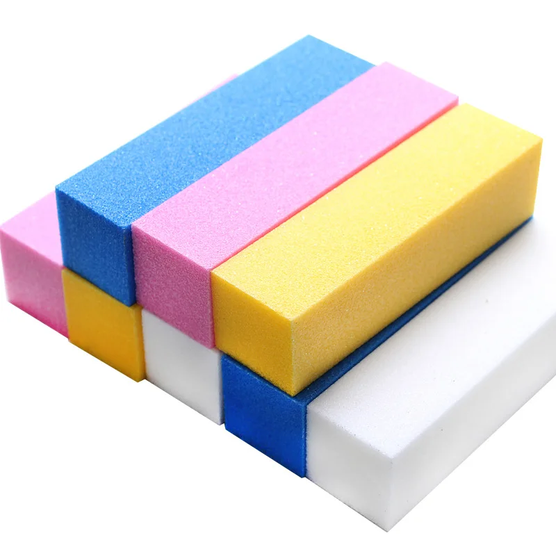 

10 X Colorful Nail buffer Block Sanding Sponge Nail File Buffering UV Gel Nail Polish DIY Nail Art Manicure Pedicure Sets Tools