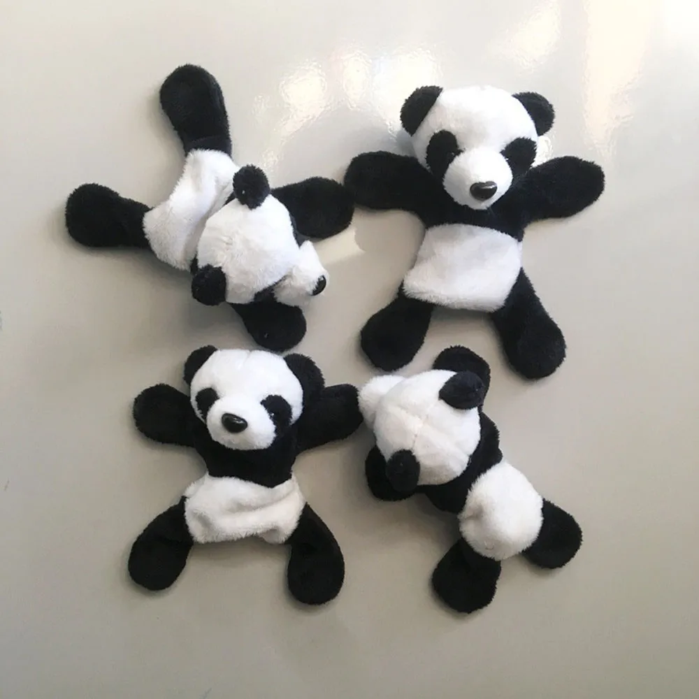 1Pc Cute Soft Plush Panda Fridge Magnet Refrigerator Sticker Cartoons Decal Gift Souvenir Home Decor Kitchen Accessories New#15