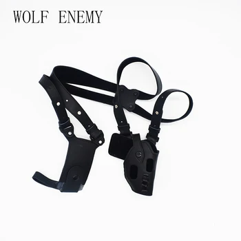 

Tactical Army Force Leather Shoulder Pistol Holster for 654K with Magazine Pouch