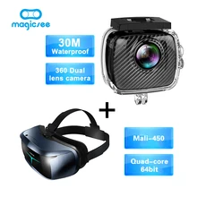 Magicsee P3 Sport Action camera 360 Camera Dual Lens waterproof case Magicsee M2 all in one