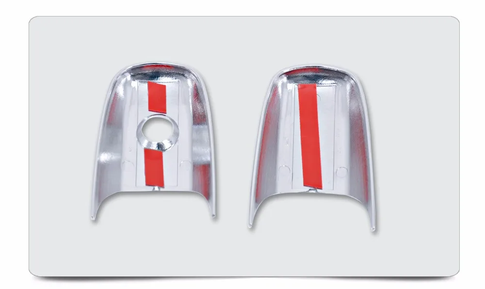 2005-2012 Mustang Triple Chrome Plated ABS 4 Door Handle No PSG Keyhole Cover Mustang Aftermarket Parts E