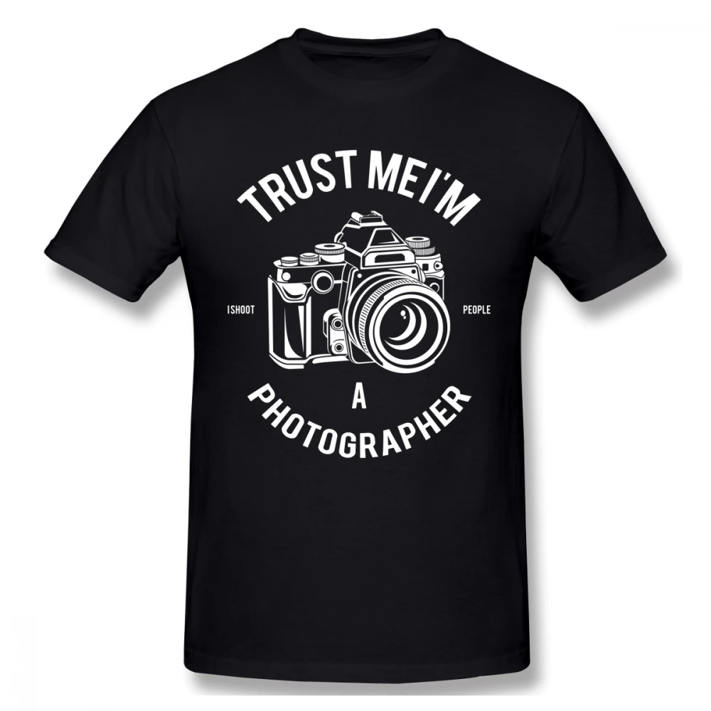Trust Me I'm A футболка фотографа для мужчин плюс размер 5XL 6XL пара Camiseta | Мужская